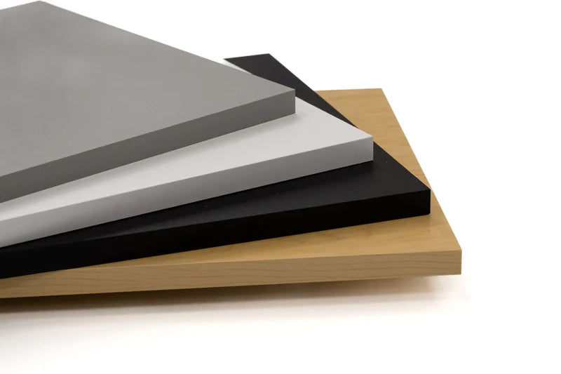 Custom cut 3/4 inch melamine closet shelf
