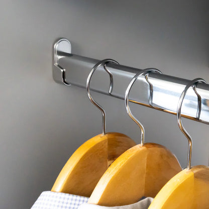 Custom Cut-to-Size Oval Closet Rod | Heavy Duty Wardrobe Hanging Rail
