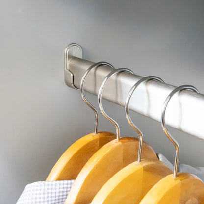 Custom Cut-to-Size Oval Closet Rod | Heavy Duty Wardrobe Hanging Rail