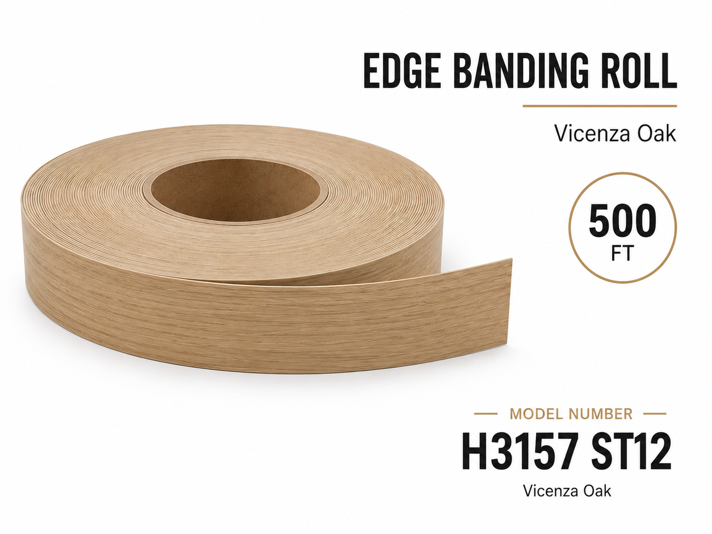 EGGER Vicenza Oak Edge Banding Roll – H3157 ST12 – 328 FT / 500 FT