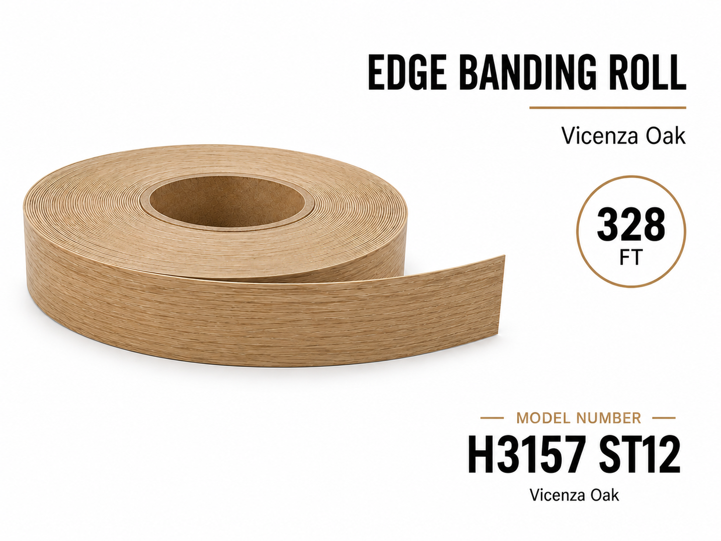 EGGER Vicenza Oak Edge Banding Roll – H3157 ST12 – 328 FT / 500 FT