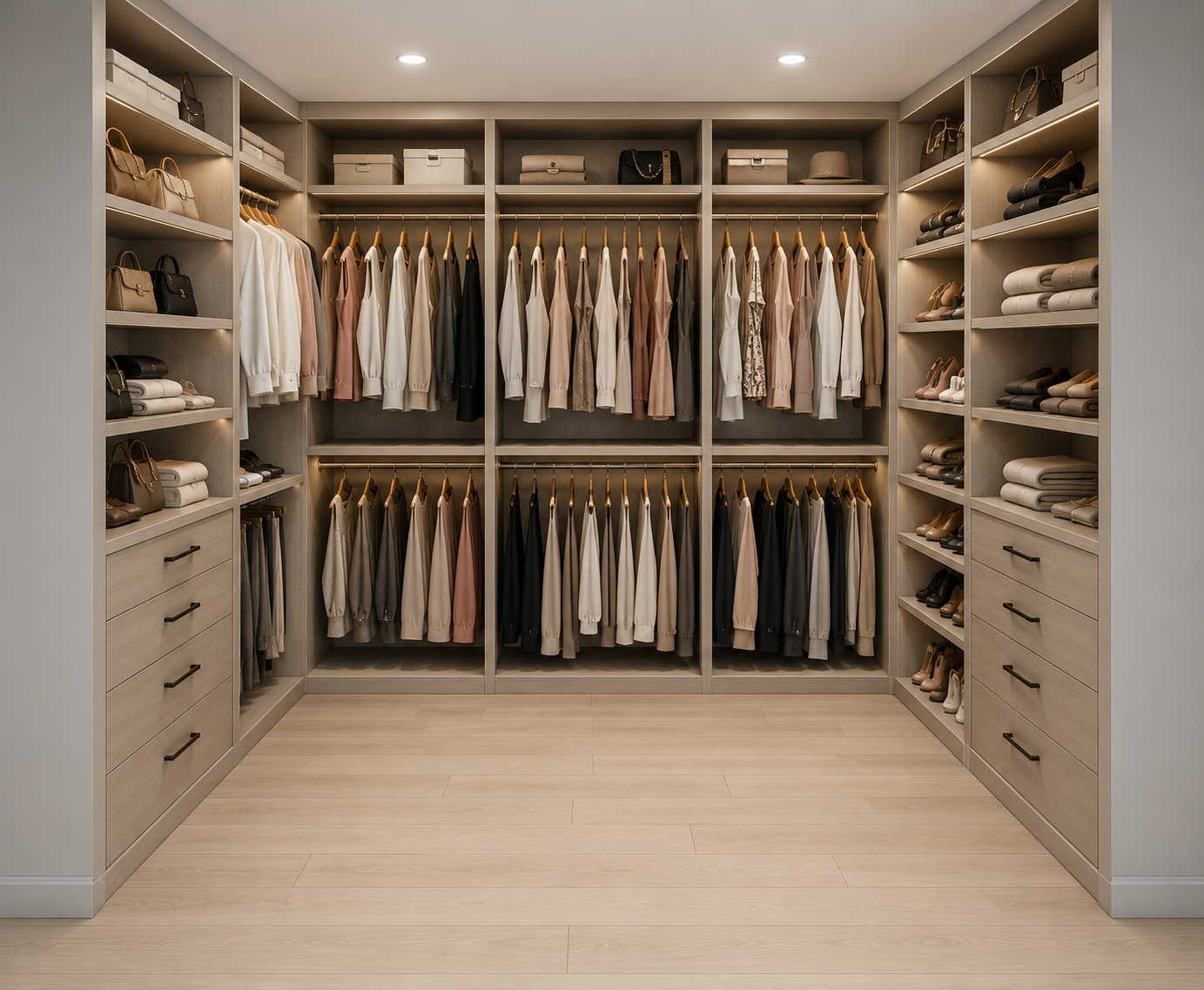 Custom Closet 3D Design Service | Walk-In Closet & Storage Design