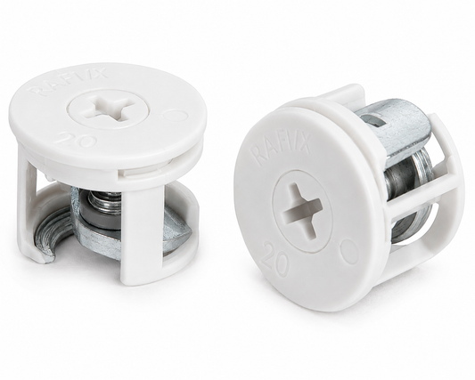 Rafix 20 Flush System /Closet Connector – Hidden Panel Connector for Closets & Cabinets