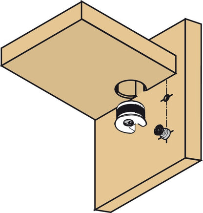 Rafix 20 Flush System /Closet Connector – Hidden Panel Connector for Closets & Cabinets
