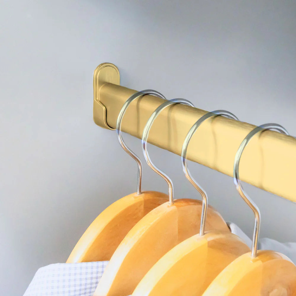 Custom Cut-to-Size Oval Closet Rod | Heavy Duty Wardrobe Hanging Rail