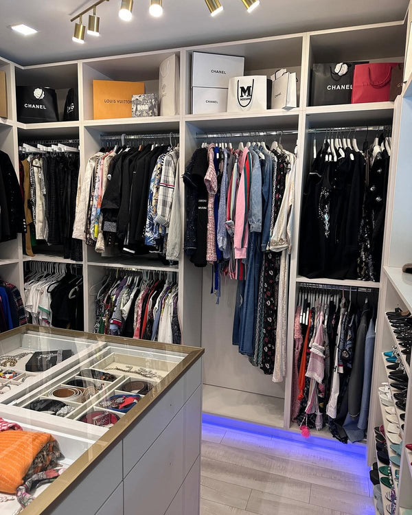 Custom closet system by Cut to Size LLC
