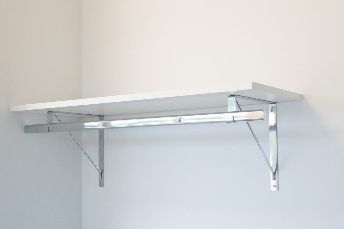 Custom Shelf with Rod and Bracket Kit (16" - 44")