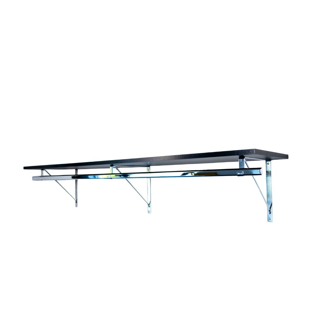 Custom Shelf with Rod and Bracket Kit (16" - 44")